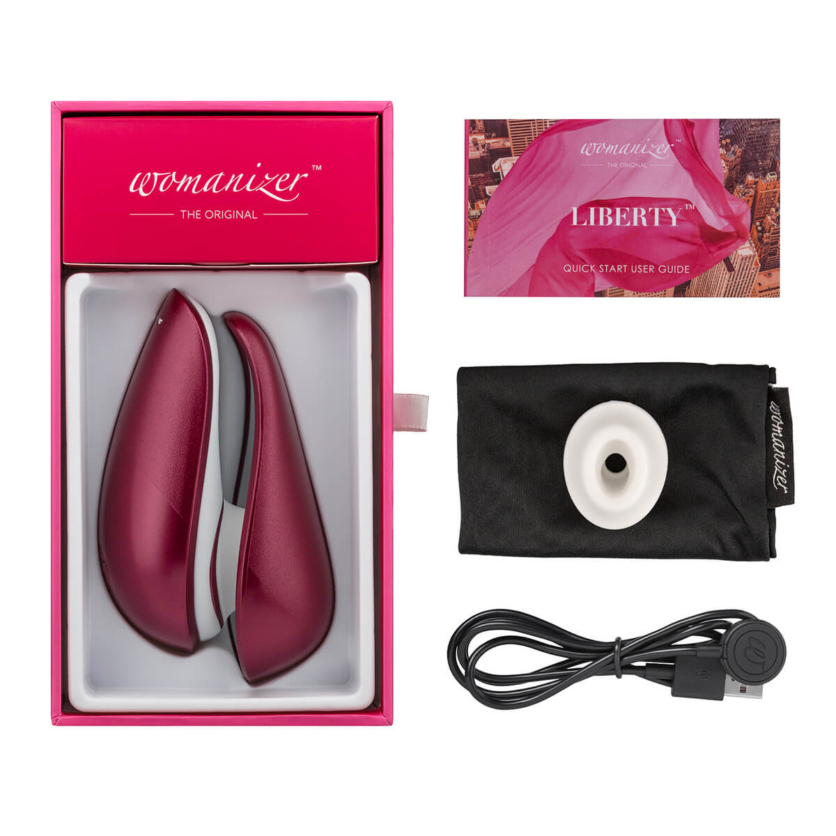 Womanizer Liberty Red Wine stimulátor klitorisu