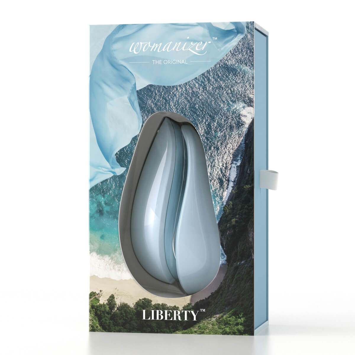 Womanizer Liberty Powder Blue stimulátor klitorisu