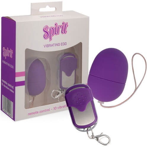 Spirit Small Vibrating Egg Remote purple