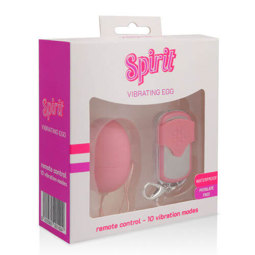 Spirit Small Vibrating Egg Remote pink