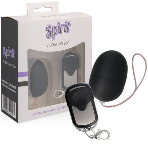 Spirit Small Vibrating Egg Remote black