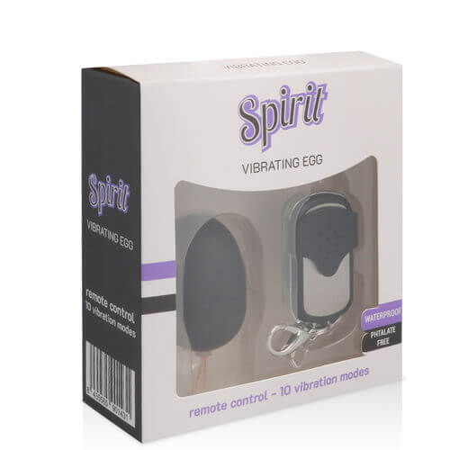 Spirit Small Vibrating Egg Remote black