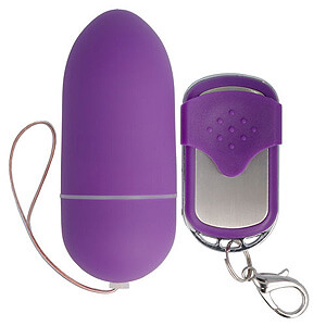 Spirit Large Vibrating Egg Remote purple