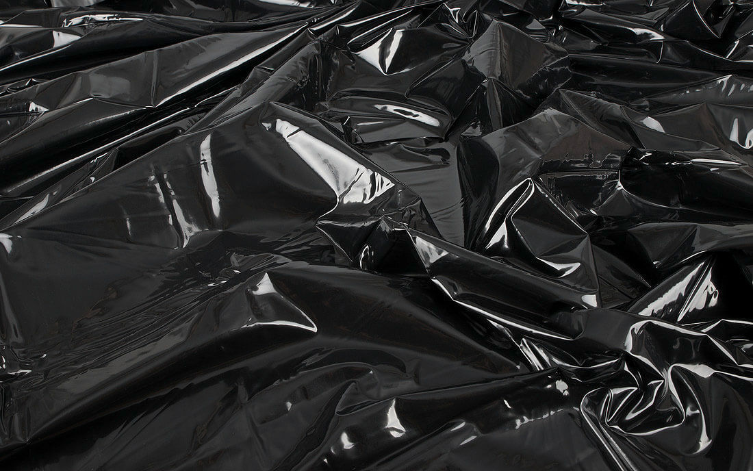 PVC prostěradlo 200x230 cm - černé
