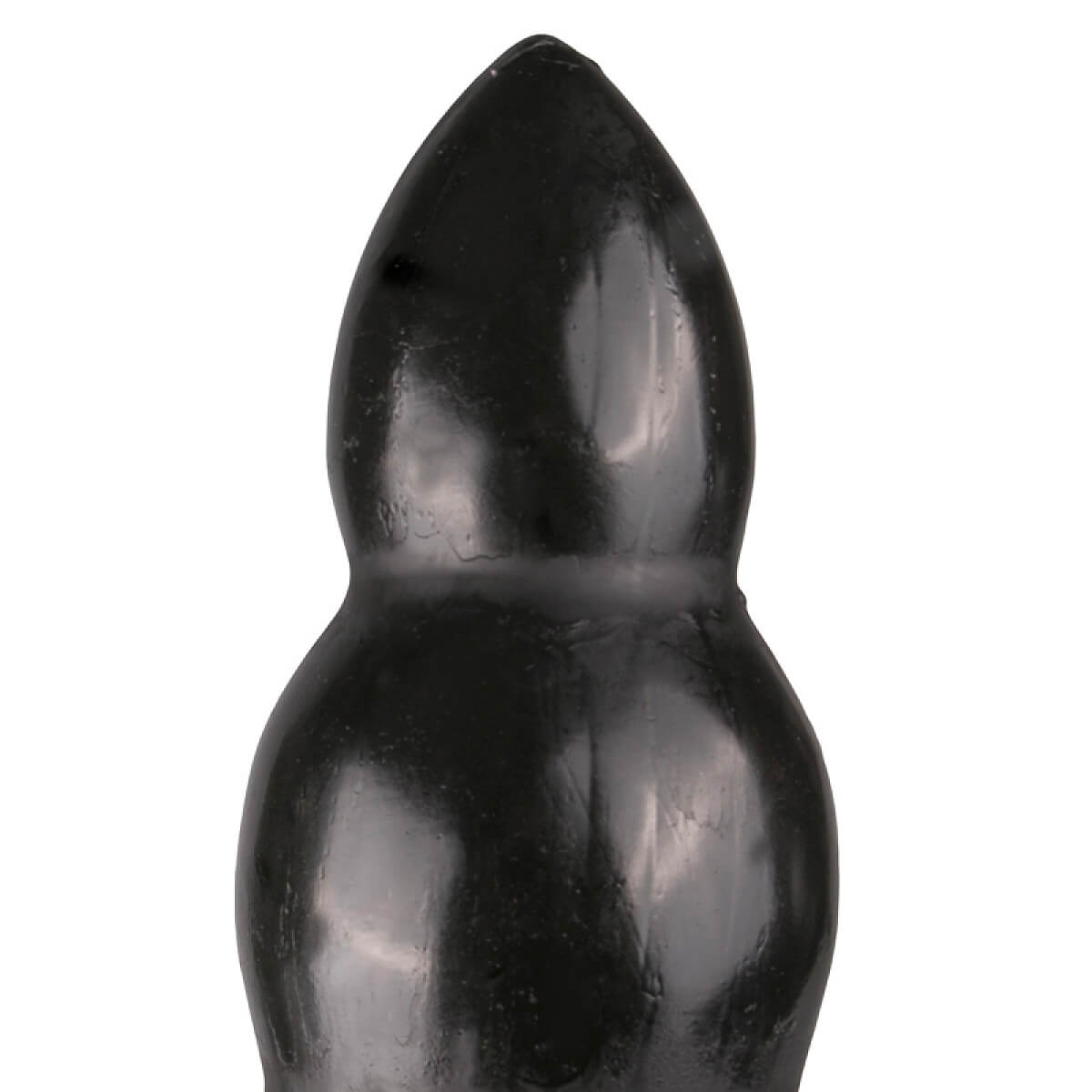 All Black Dildo 23 cm, masivní baculatý kolík s průměrem 8 cm
