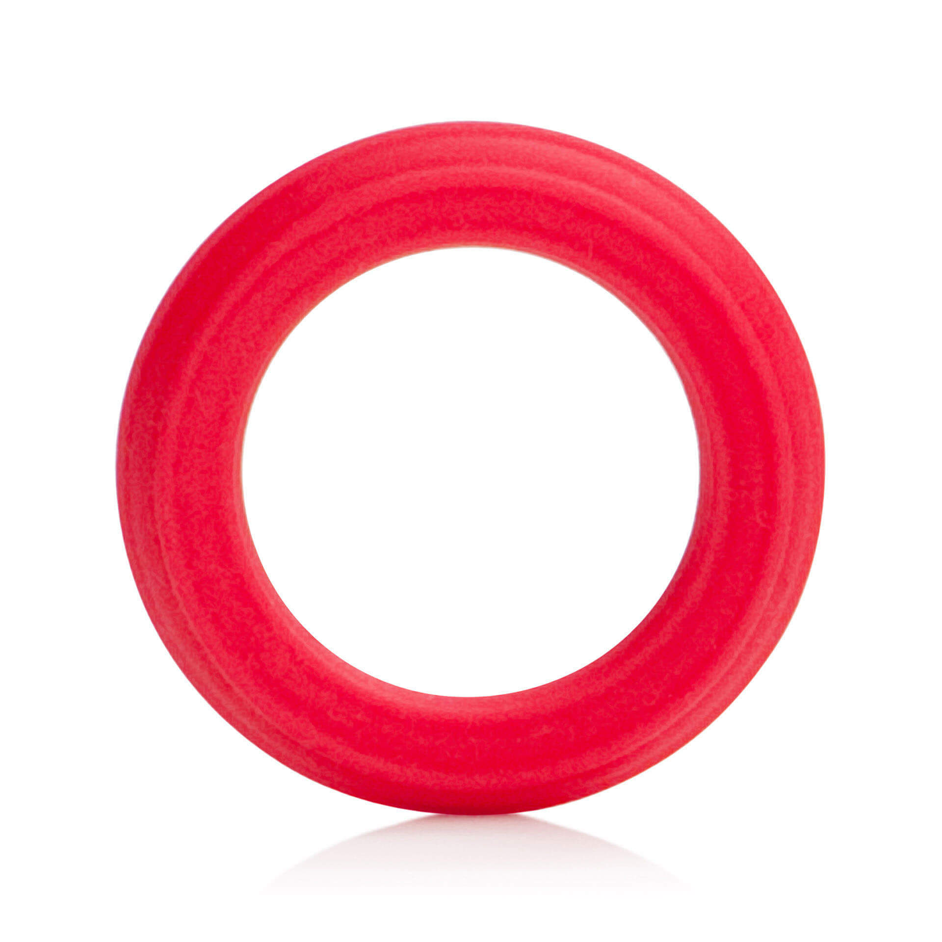 California Exotics Caesar, červený silikonový kroužek na penis 3 cm