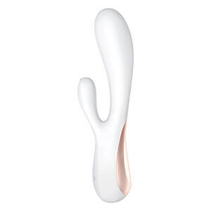 Satisfyer Mono Flex White, G-spot vibrátor s dráždítkem na klitoris