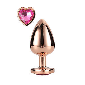 Gleaming Love Plug (Rose Gold / Medium)