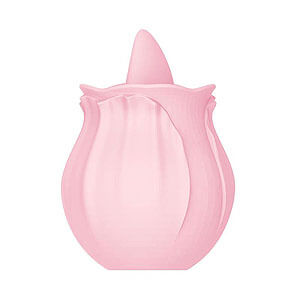 ÜNIHÖRN PinkRose Tongue Licking Vibrator (Pink)