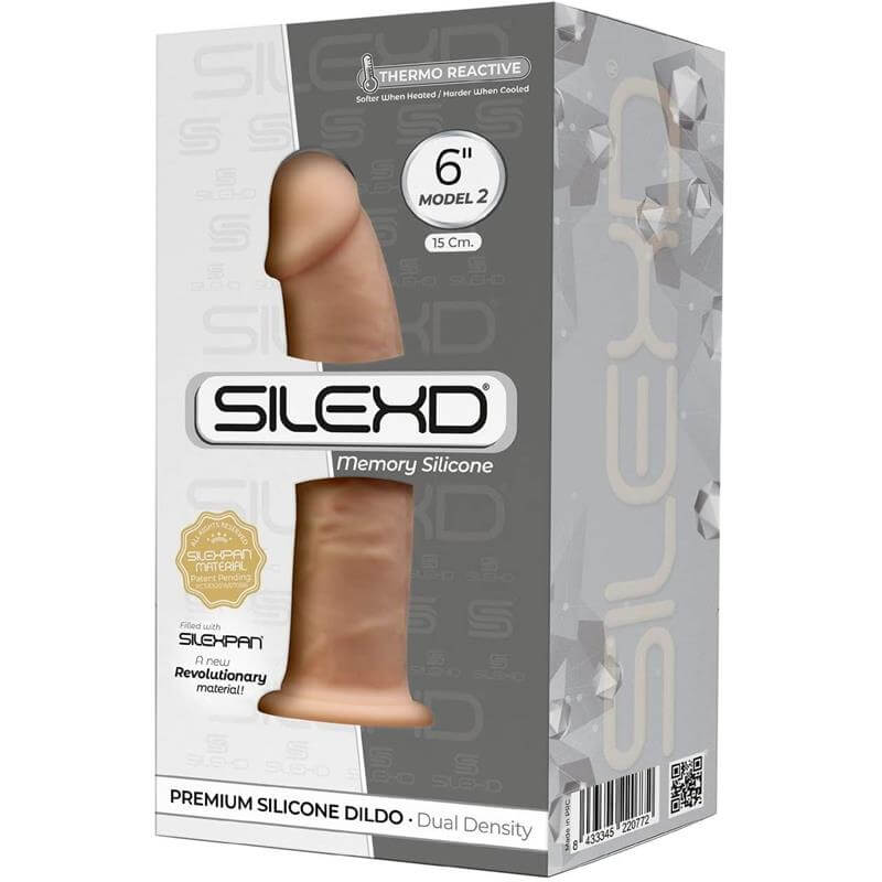 SilexD Dual Density Dildo 6" (15 cm / Skin)