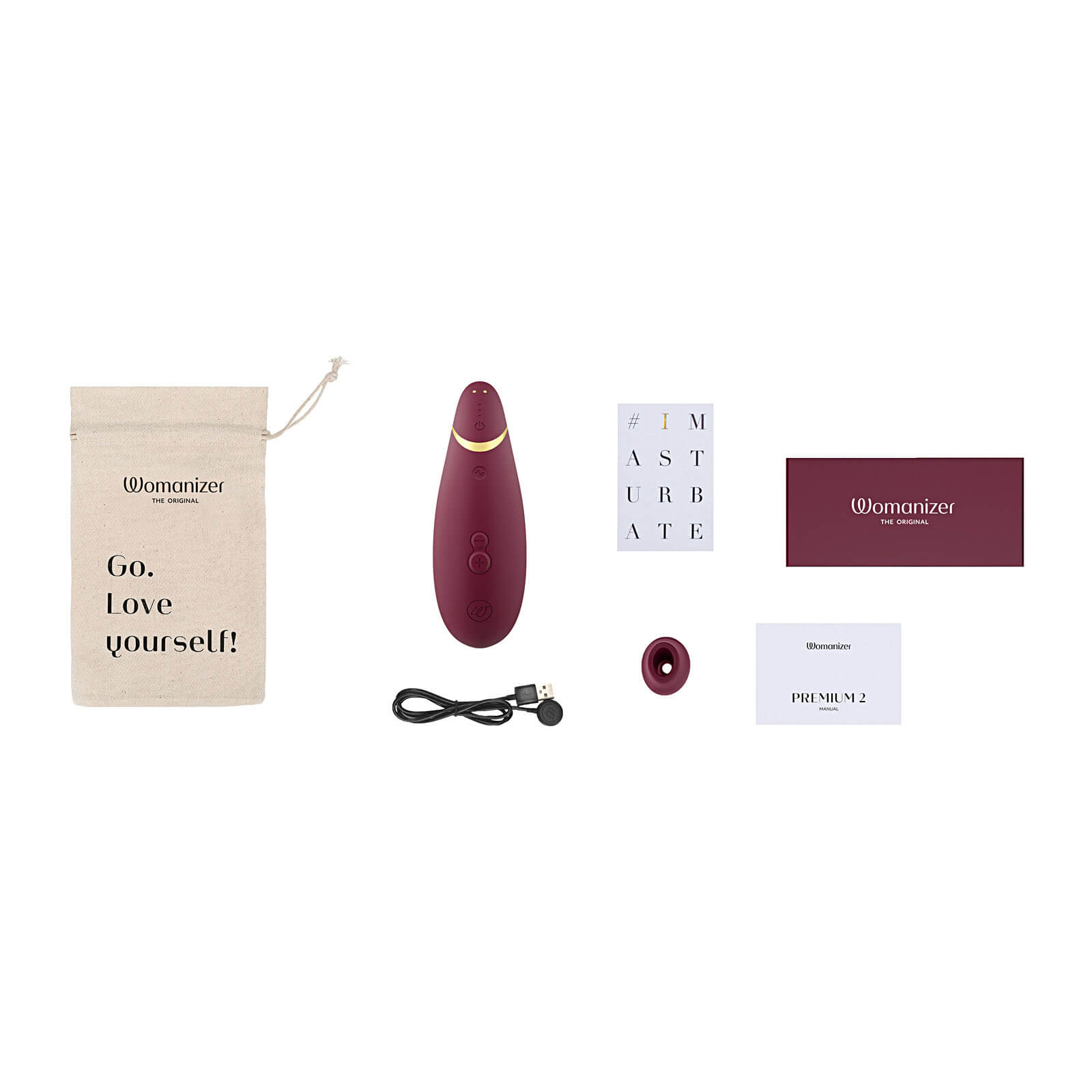 Womanizer Premium 2 (Bordeaux)