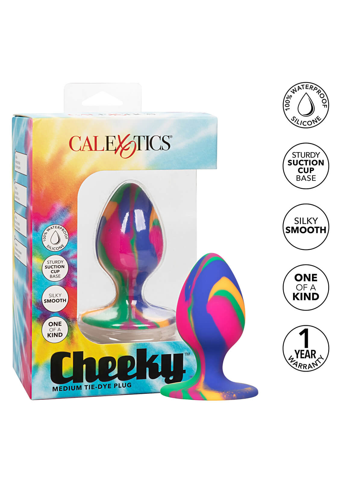 CalExotics Cheeky Tie-Dye Plug (Medium)