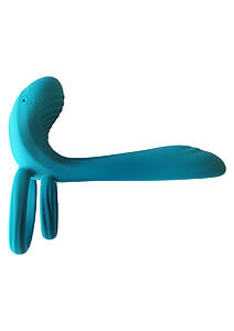 XoCoon Couples Vibrator Ring (Green), stimulační penis kroužek s vibrací