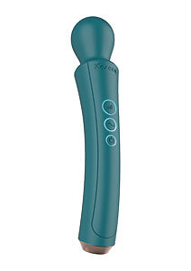 XoCoon The Curved Wand (Green), ergonomický masážní vibrátor