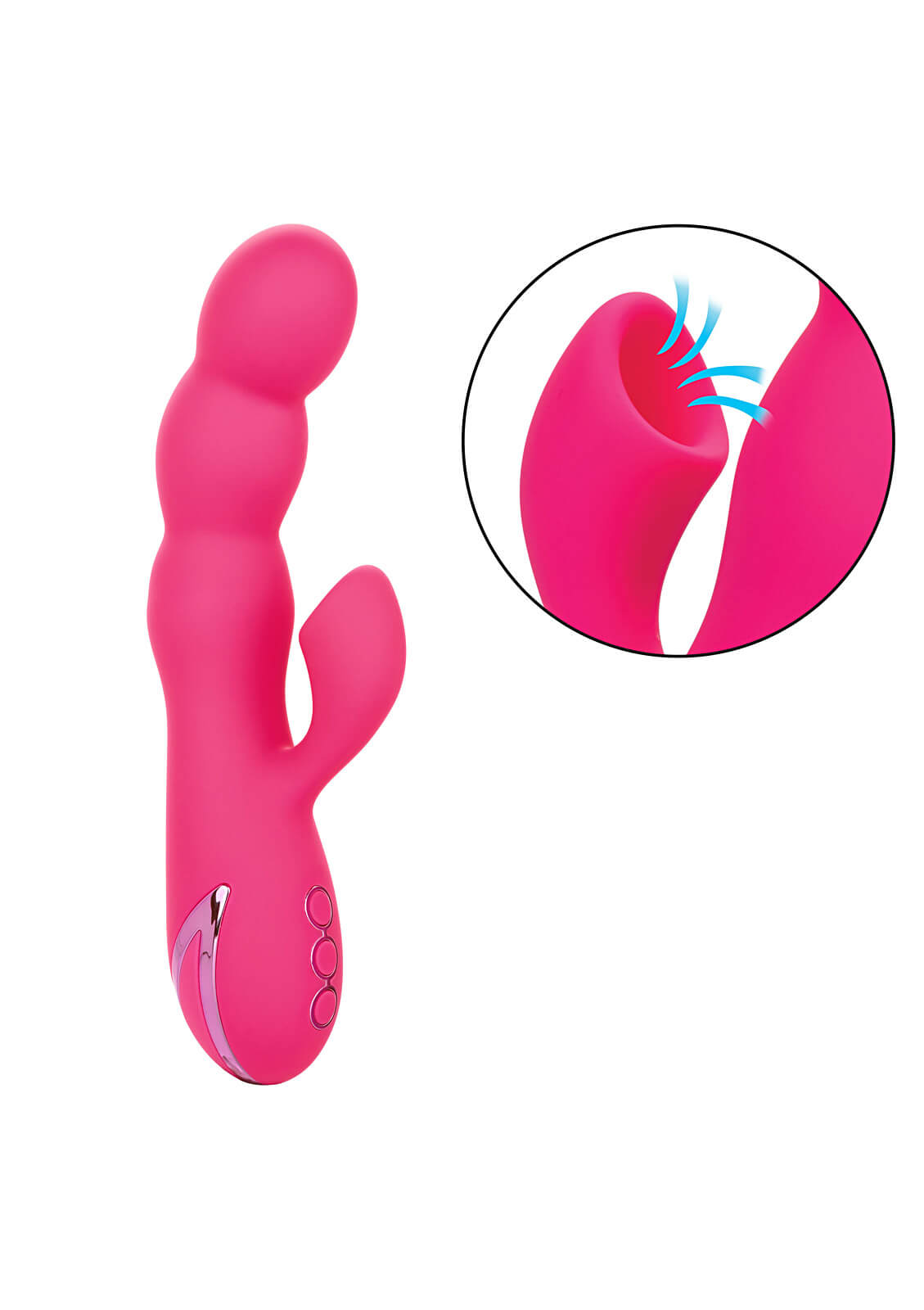 CalExotics Oceanside Orgasm (Pink), vibrátor s womanizerem
