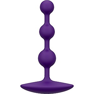 ROMP Amp (Purple), silikonové anální kuličky