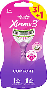 Wilkinson Sword Xtreme3 Comfort (4 ks), dámské holící strojky