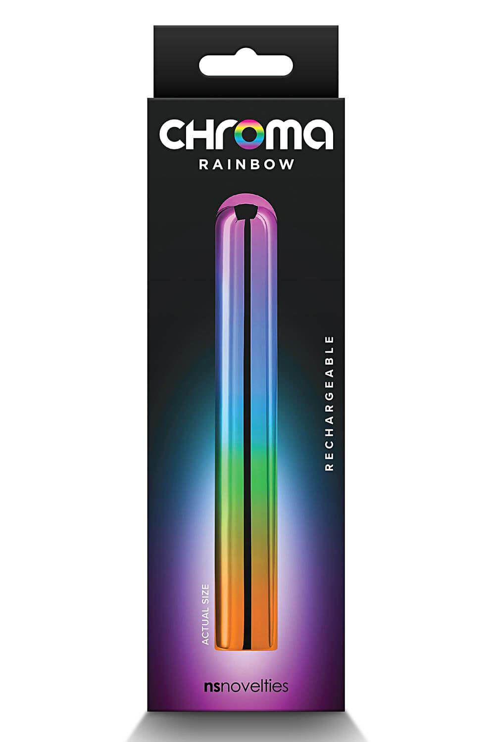 CHROMA Rainbow (Large), klasický vibrátor duhový