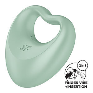 Satisfyer Perfect Pair 3 (Green), hybridní vibrátor na prst