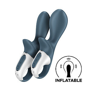 Satisfyer Air Pump Booty 2 (Dark Grey), nafukovací vibrátor