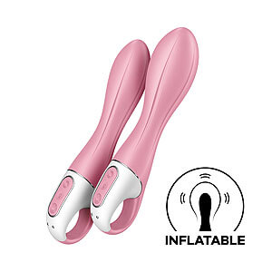 Satisfyer Air Pump Vibrator 2 (Pink), nafukovací vibrátor