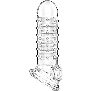 VirilXL Penis Extender V15 (Transparent), návlek na penis a varlata