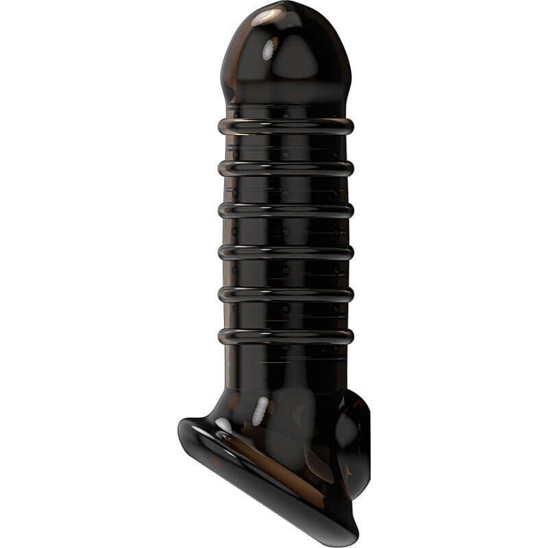 VirilXL Penis Extender V15 (Black), návlek na penis a varlata