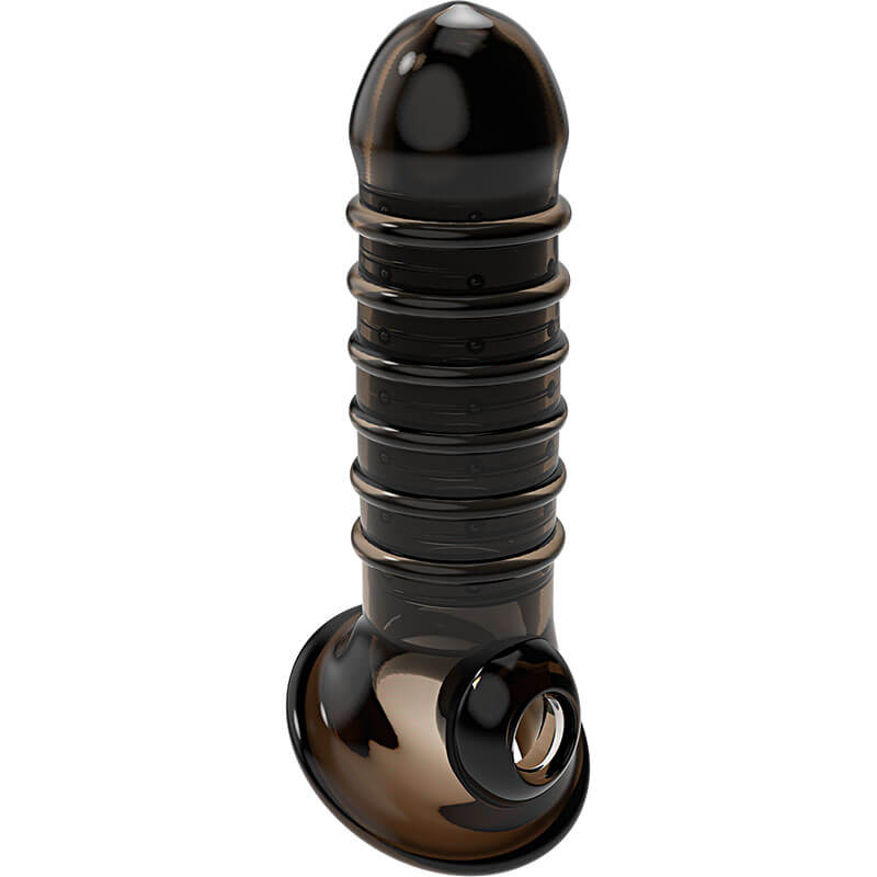 VirilXL Penis Extender V15 (Black), návlek na penis a varlata