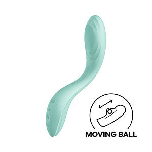 Satisfyer Rrrolling Pleasure (Mint), g-spot vibrátor s rolující kuličkou