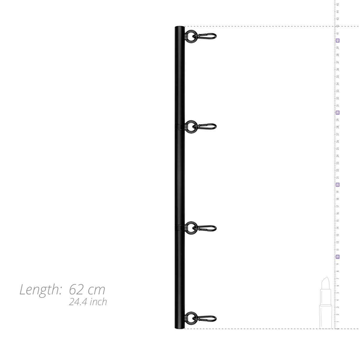 Bedroom Fantasies Adjustable Spreader Bar (Black), bondážní roztahovací tyč