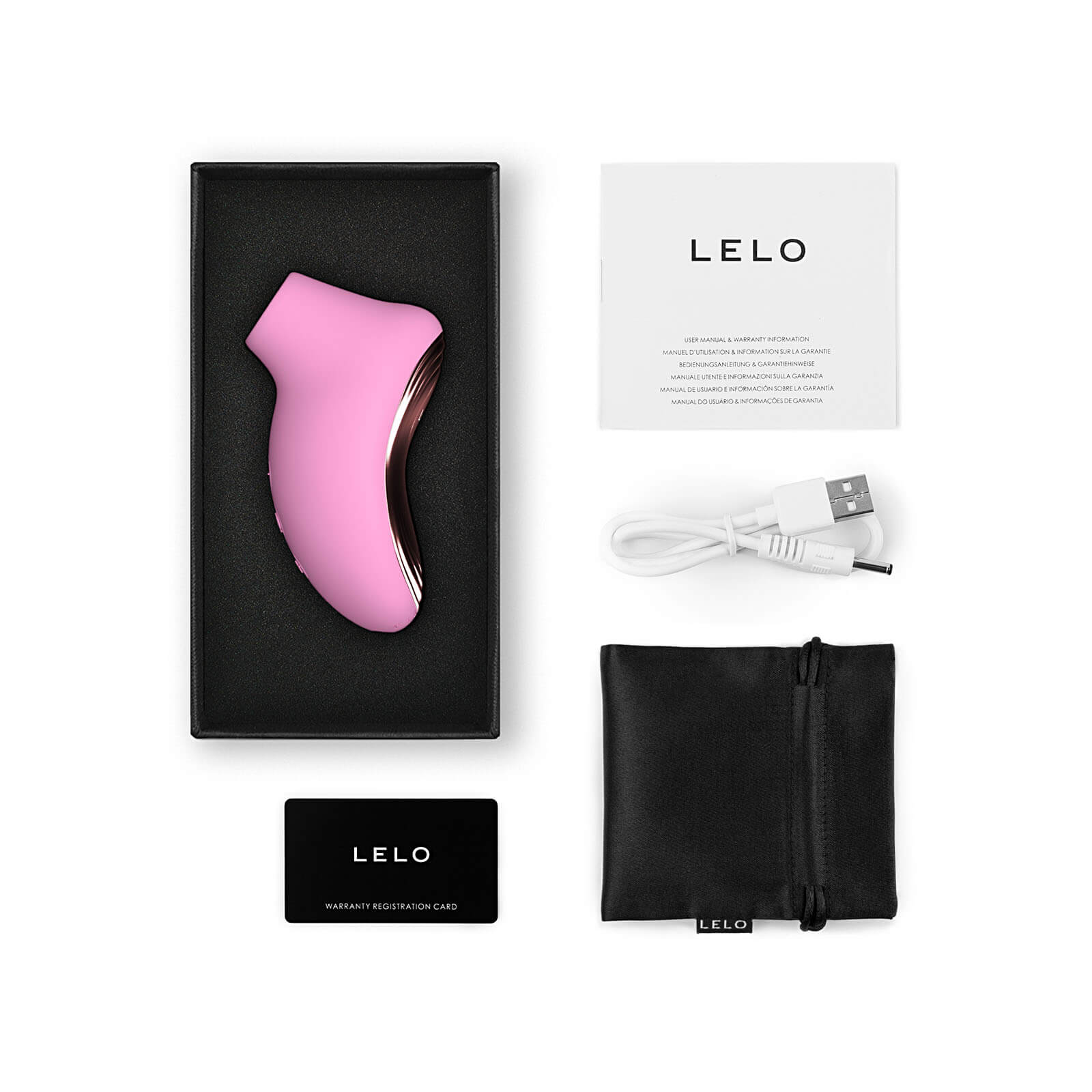 Lelo SONA 2 Travel (Pink), cestovní stimulátor klitorisu
