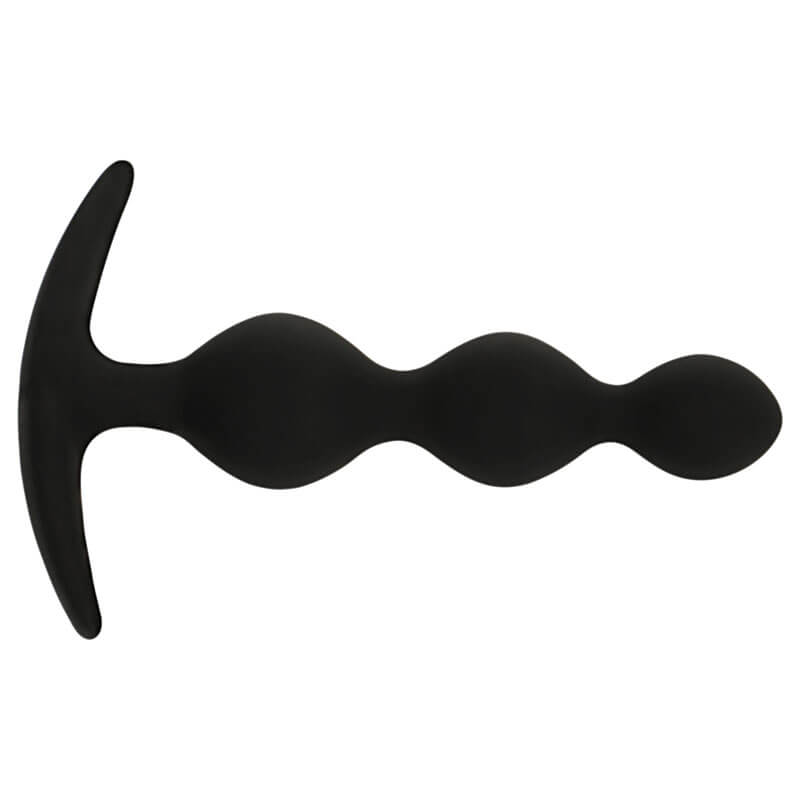 Black and Silver Rupert (10,5 cm), silikonové kuličky anální