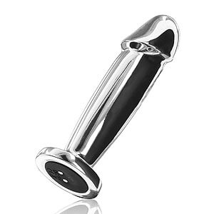 ToyJoy The Intruder Buttplug, železný anální kolík dildo s vibrací