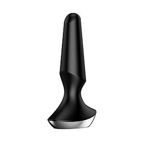 Satisfyer Plug-ilicious 2 APP (Black), vibrační anální kolík