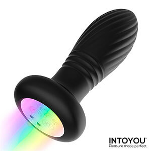 Intoyou Tainy Thrusting LED Plug, anální kolík RGB