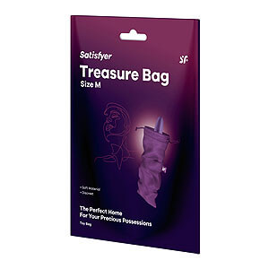Satisfyer Treasure Bag M (Violet), ochranný pytlík na skladování hraček