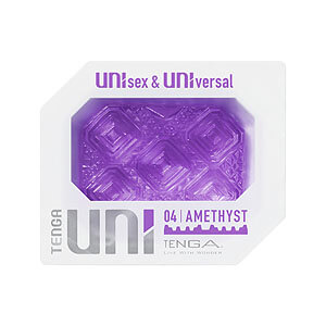 Tenga UNI Amethyst, masturbátor a návlek na prsty