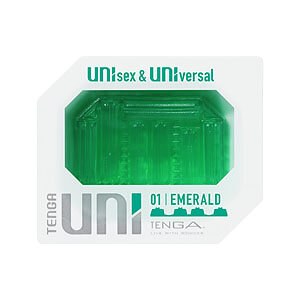 Tenga UNI Emerald, masturbátor a návlek na prsty