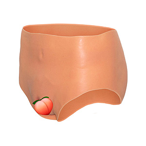 Hidden Desire Alter Ego Open Vagina Brief High Waist (Flesh), silikonové kalhotky s vaginou