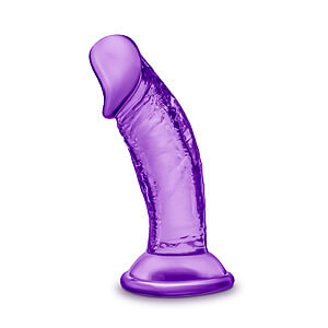 Blush B Yours Sweet N Small 4 Inch Dildo (Purple), realistické malé dildo