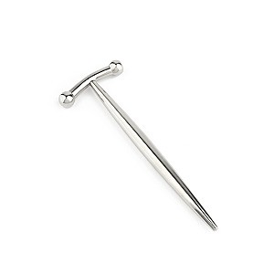 Mr. Steel DickVader Round Tip Penis Plug, uretrální dilatátor