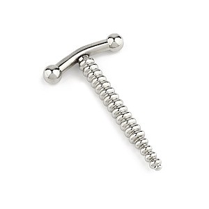 Mr. Steel Screw Driver Penis Plug, spirálovitá zástrčka do penisu