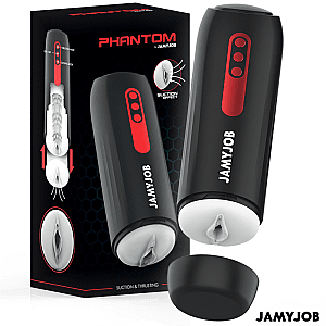 JamyJob Phantom Automatic Vagina Masturbator, přirážecí a sací masturbátor pro muže