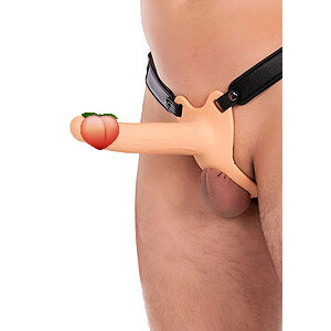 Hidden Desire Hollow Penis Strapon Skin (18cm), dutý připínací penis
