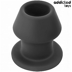 Addicted Toys Extreme Hollow Anal Plug Silicone M (8.7 cm), dutý anální kolík