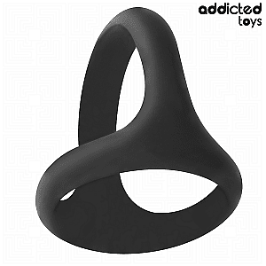 Addicted Toys Thick Triple Penis Ring, trojitý erekční kroužek