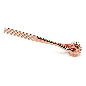 Liebe Seele Three-Row Wartenberg Pinwheel (Rose Gold), BDSM kolečko na kůži