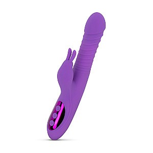 Teazers Heating Rabbit Vibrator (Purple), zahřívací králičí vibrátor