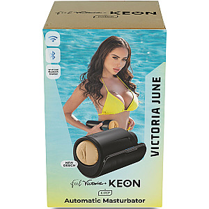 Kiiroo Keon Wifi Combo Victoria June Automatic Masturbator And Feel Stroker, interaktivní masturbátor set
