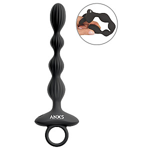 ANOS Flexible Anal Beads With Jumping Vibrations, anální vibrační kuličky